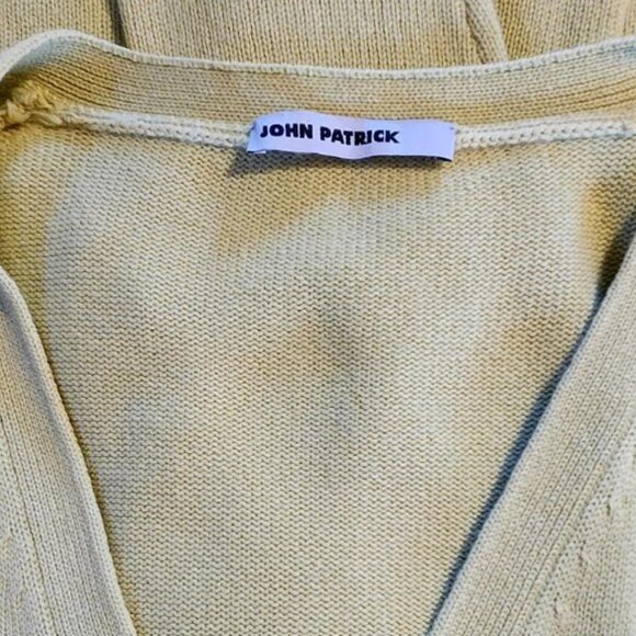 John Patrick pale green cardigan, "as is" - Picture 3 of 8